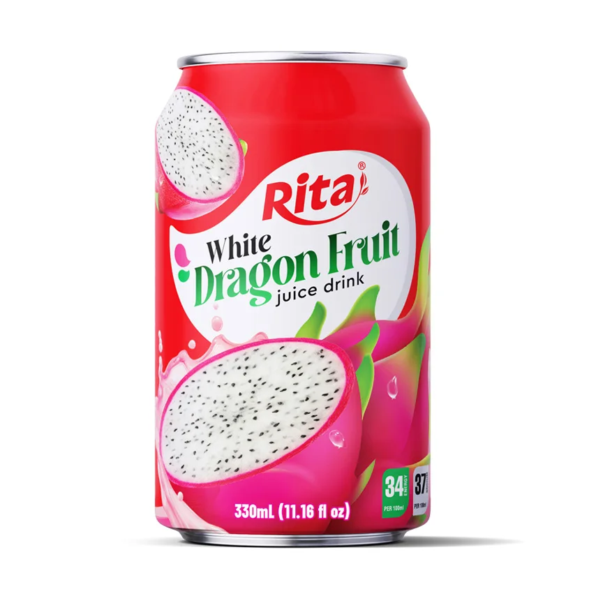 Best Buy NFC Fresh Red Dragon Fruit 330ml Short Can Manufacturing Companies Vietnam New Packing Juice Drink