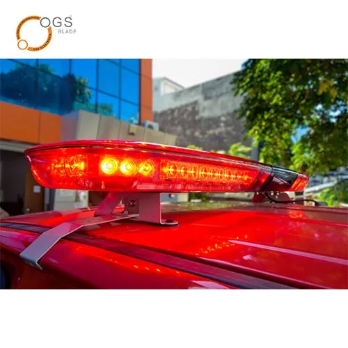 Customised Led Lightbar For Ambulance Fire Truck Emergency Vehicles 9/30 Volt DC Fixed Mounted Light Bar 3 W Leds