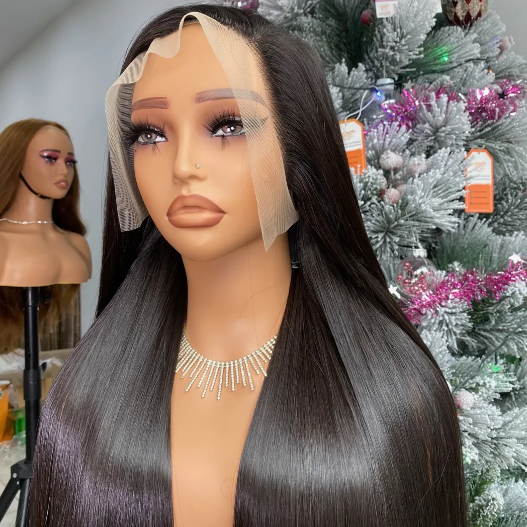 Order Now Hair Extensions With Closure Vietnamese Super Double Drawn Raw Bone Straight Natural Color Black Business