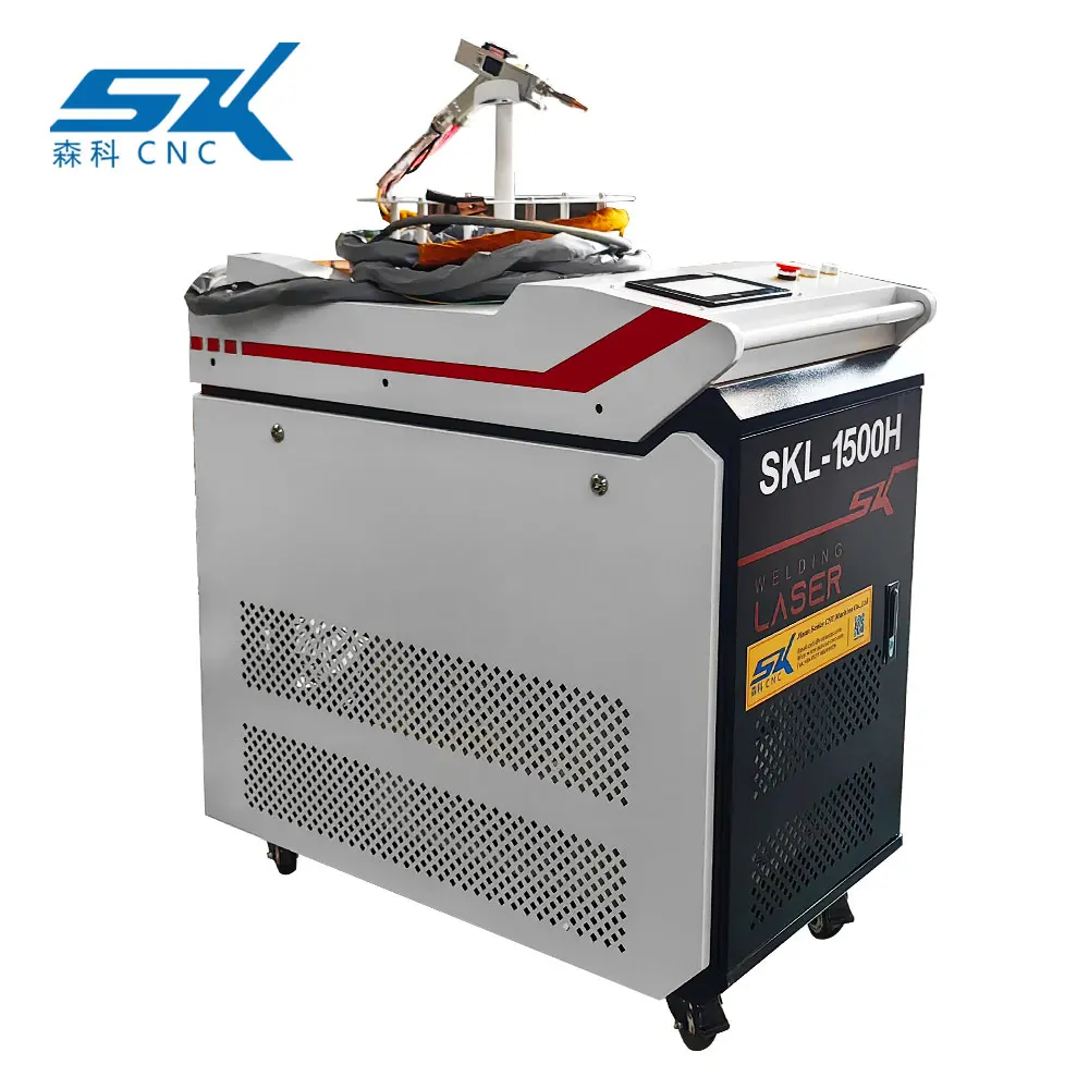 Small Handheld 1500w 2000w 3000w 1-6mm thickness 4 in 1 Fiber laser welding machine for metal gold stainless steel aluminium