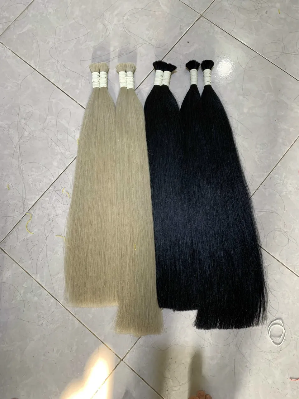 New Brand Bulk Hair Super Double Drawn Cuticle Aligned Hair Extension 100% Remy Virgin Hair Cheap Price