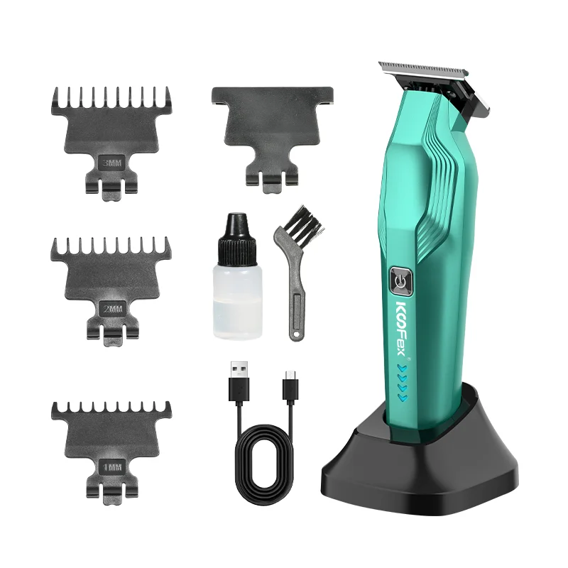 Koofex Factory Price New Model Baber Trimmer High Speed Motor T-shaped Blade 7400rpm Hair Trimmer