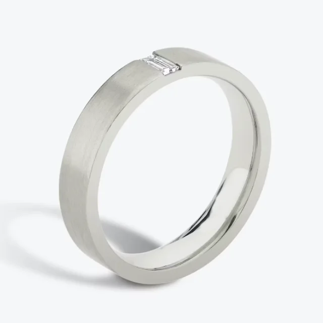 Fine Jewelry Lab Grown Diamond Couple Ring White Gold for Engagement/wedding CLASSIC Unisex Customization IGI 2 Pcs White DEF