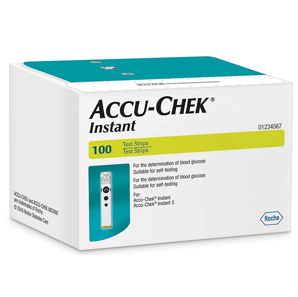 AccuChek/ Accu Chek INSTANT Glucose Test Strips (100s Pack Vial) - Great Price/ Latest Expiry