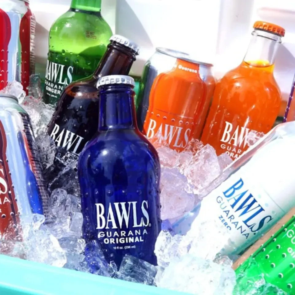 Оригинальная вишня BAWLS с кафеиновым напитком газировки гуараной банка 16