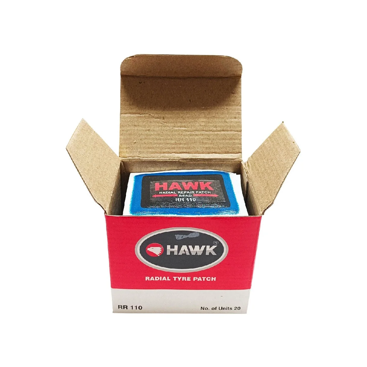 Best Seller Price Tyre Repair Materials Their lightweight ultra-thin Hard Type Rubber Tyre Patches With Size 55mm 75mm 20PCS/BOX