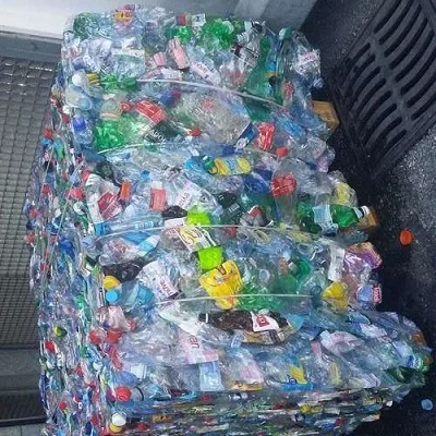 Clean Hot Washed Recycled PET Flakes / Pet Plastic Bottle Scrap For Sale