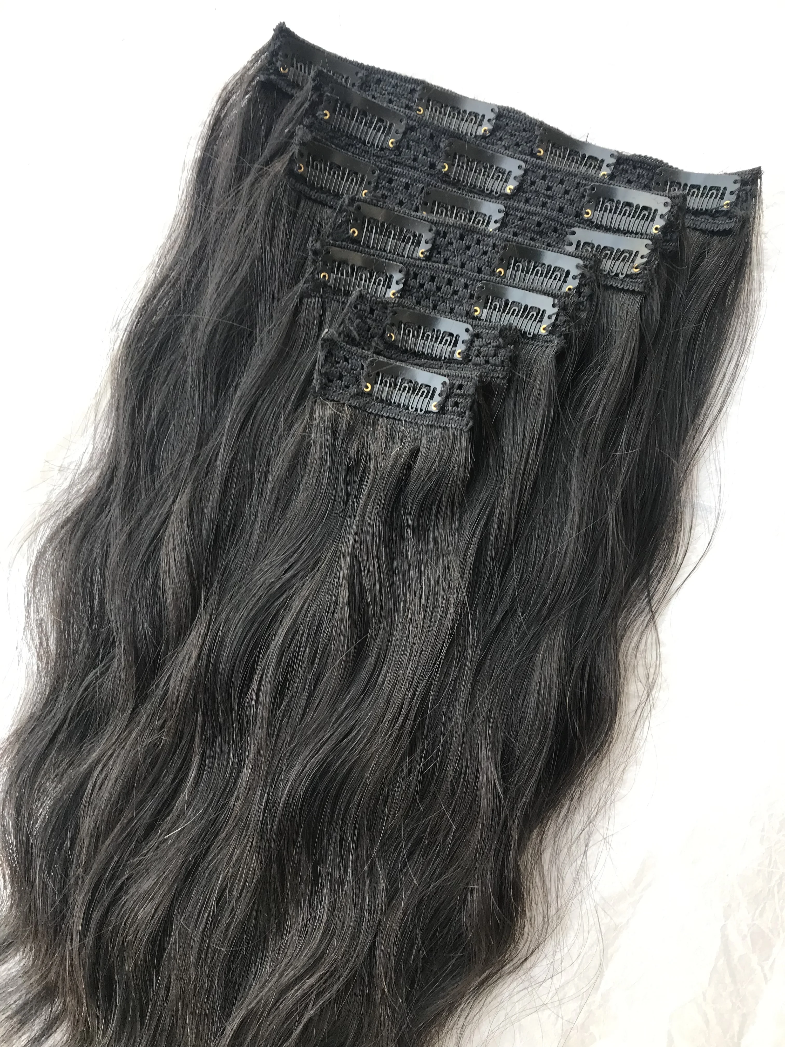 Wholesale Brazilian Factory Supply Single Drawn Unprocessed 100% Raw Virgin Hair Kinky Curly Clip In Human Hair Extension Vendor