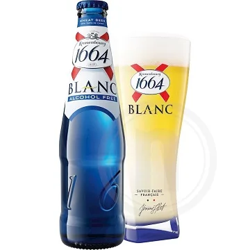 Kronenbourg 1664 Blanc Light Beer 5% Alcohol 24 pack For Sale