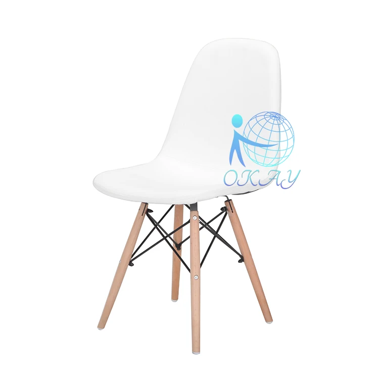 Garden Chairs Functional Furniture Dinner Chairs with High Backrest Wooden Legs Wholesale Chairs
