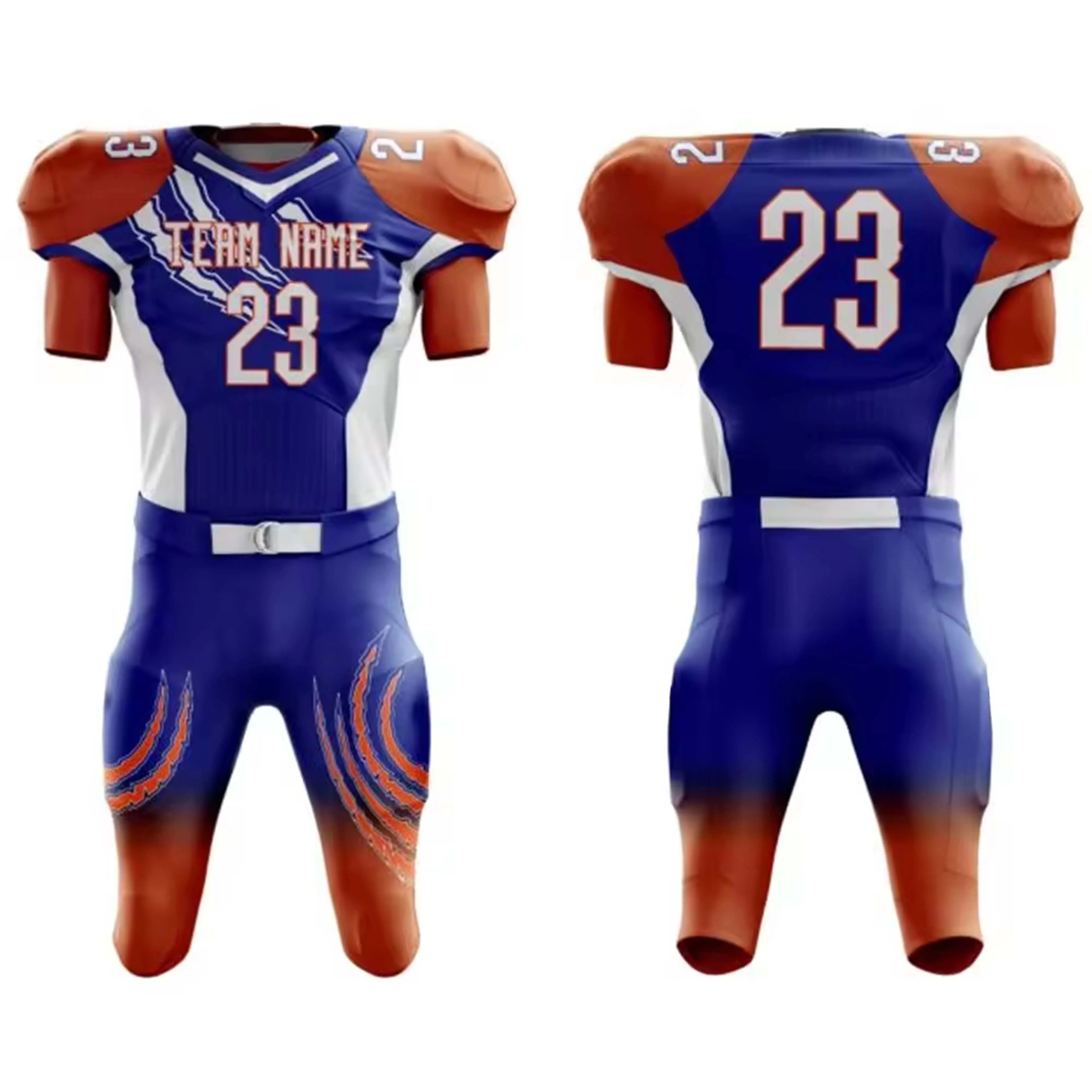 Hot Sale American Football Jersey Uniform Custom Made Unisex Wear Good Price for Adults Design Your Own Sublimation Technique