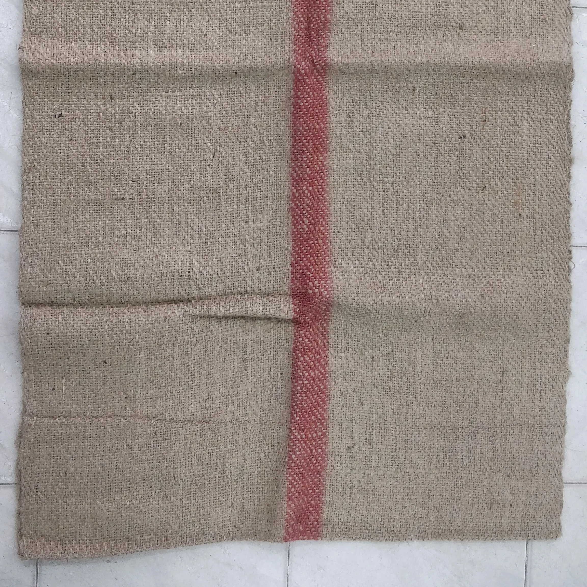 Экспортный качественный новый мешок STD DW JUTE RED STRIP GUNNY для упаковки риса какао кешью экологически чистый биоразлагаемый от Ba