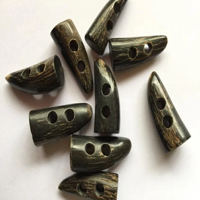 high quality cheapest Wholesale price. Buffalo horn toggle button ,Coat toggle button
