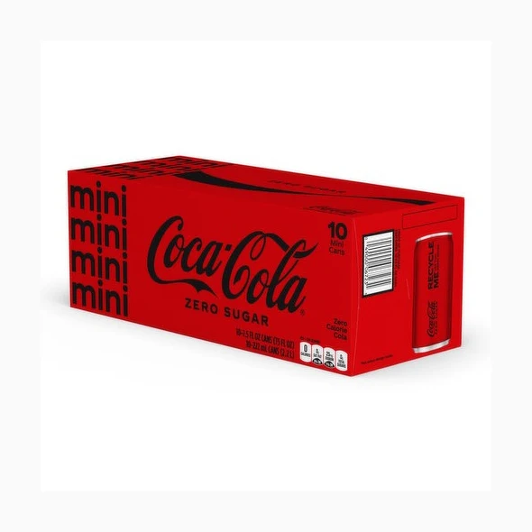 Coca-cola безалкогольный напиток с нулевым сахаром 8x330 мл (1 5lx6) газированный coca cola Zero Sugar