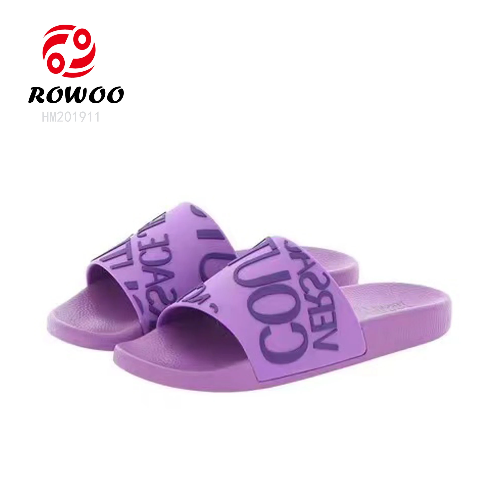 Latest design open toe printing fashion sleepers slide sandals  ladies shoes flat women summer slippers for circulation