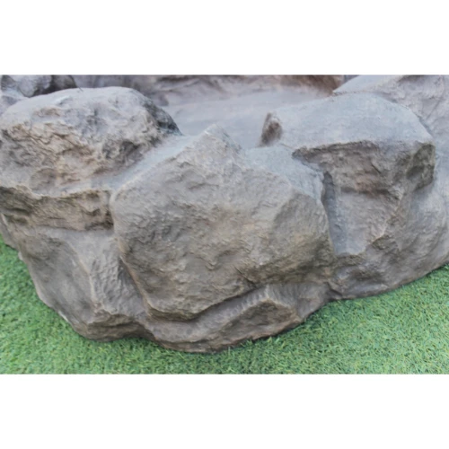 Glossy Color Water Body Good for Fish Fiberglass Shiny Look Resin Ornaments Indoor or Outdoor Garden Pond Stone Look All-season