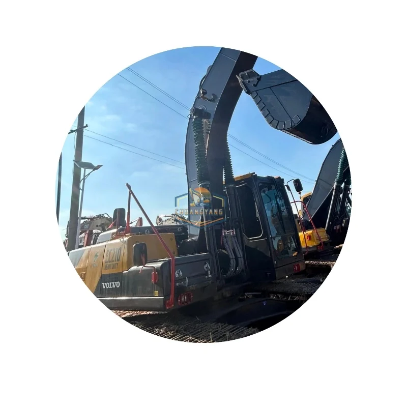Used Original Volvo EC 210 EC210 Excavator (21 Ton Crawler) with Doosan Engine Motor Pump Bearing Core Parts