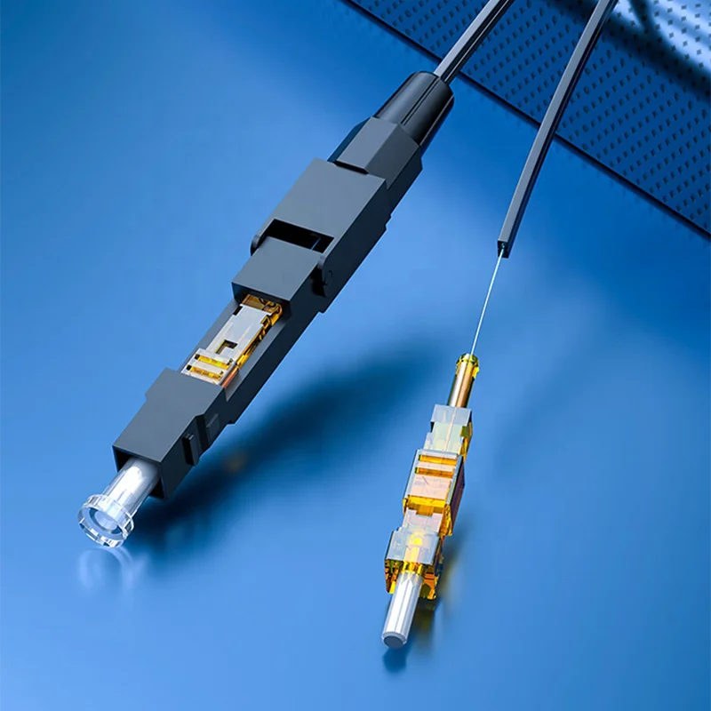 High Quality FTTH Optical Fiber Optic Field Assembly Quick Connector SC APC UPC Fast Connectors