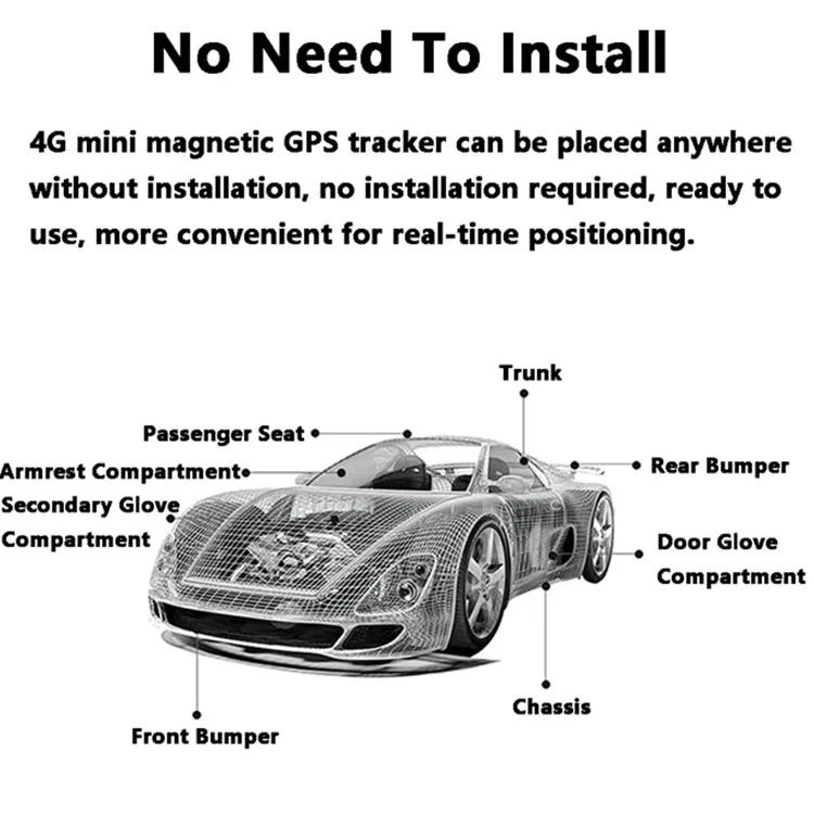Магнит 4G TKstar трекер GPS дистанционный голосовой мониторинг Автомобильный трекеры 10000 мАч устройство слежения