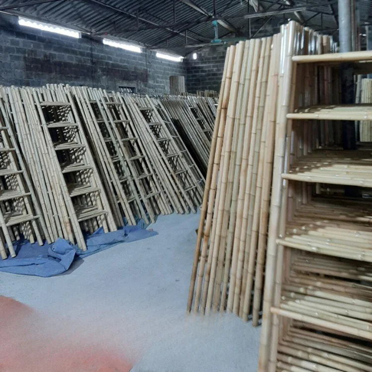 Bamboo Ladder Wholesale Supplier High Quality For Home Use/ Accessories Towel Rack/ Eco-Friendly Ladder 100% Natural Bamboo