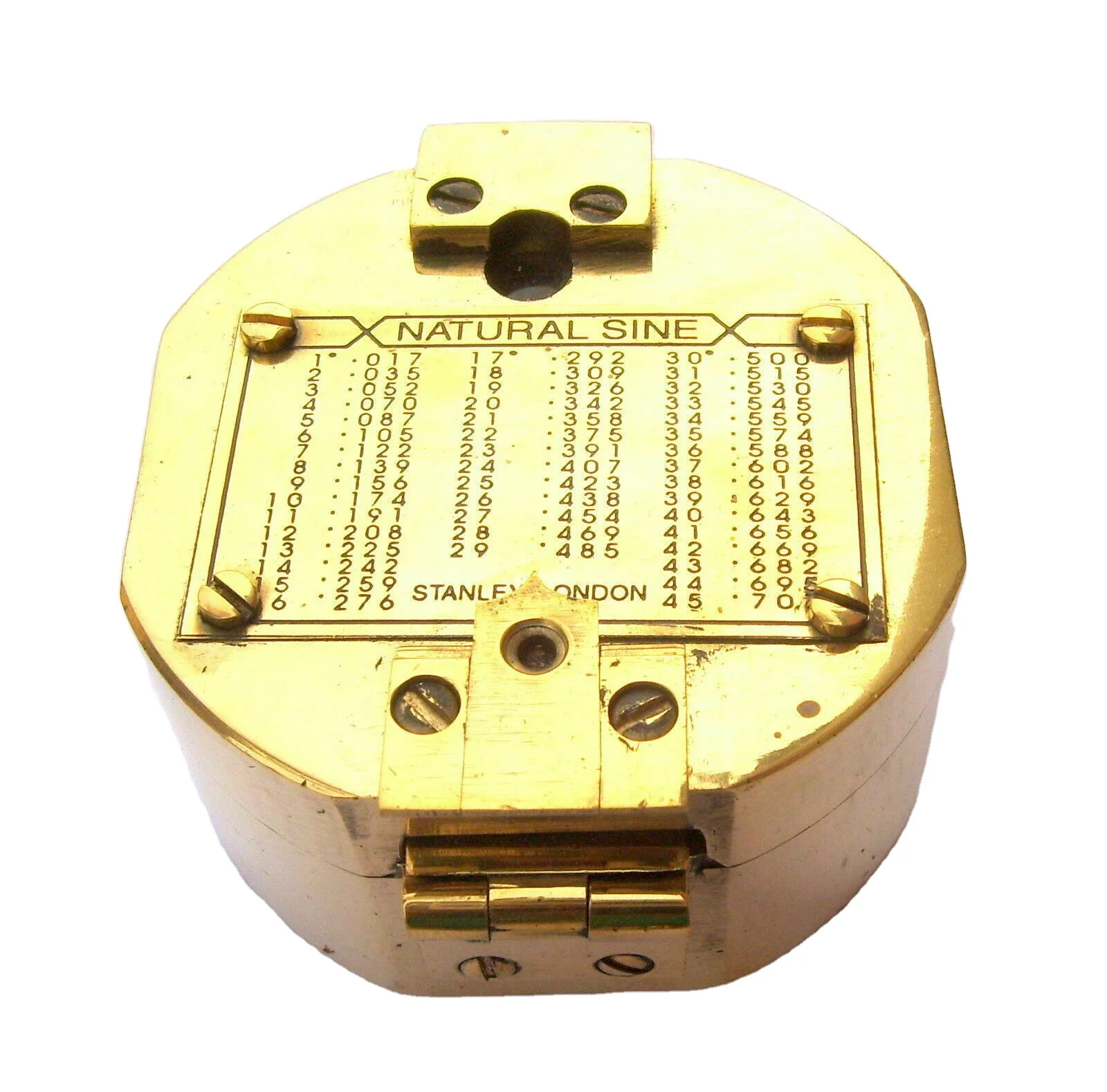 NAUTICAL BRUNTON SOLID BRASS COMPASS STANLEY LONDON COMPASS WITH WOODEN BOX GIFT