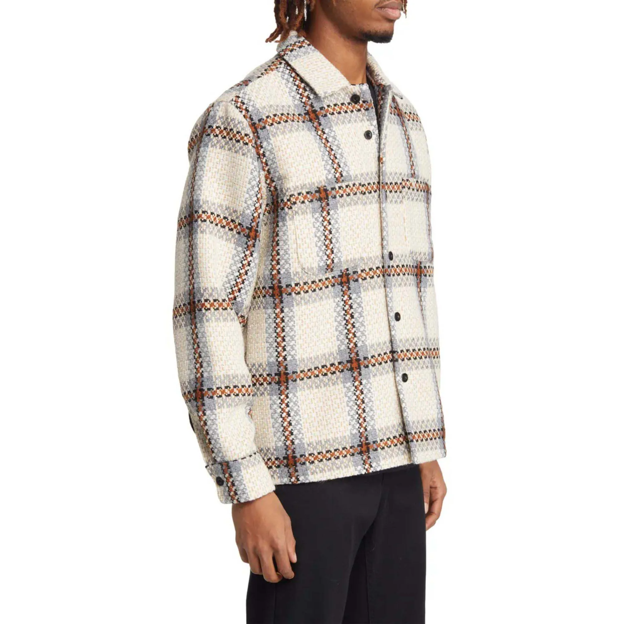 OEM Mens Clothing Manufacturer Custom Logo Prints Mens Windbreaker Shirt Jacket Wholesale Blank Nylon Coaches Jacket