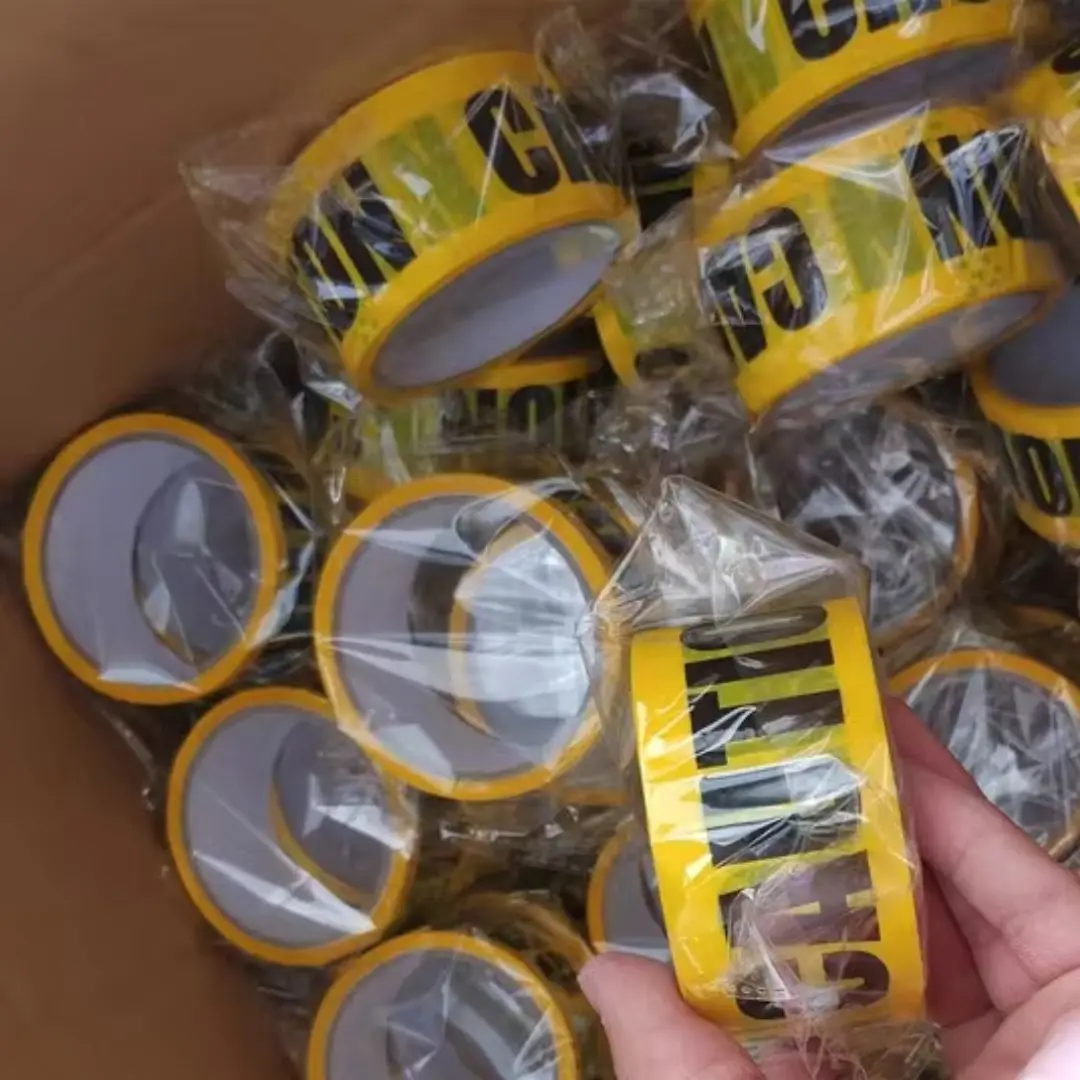 High Quality PE Warning Tape Price Barricade Safety Tape Yellow Custom Caution Tape