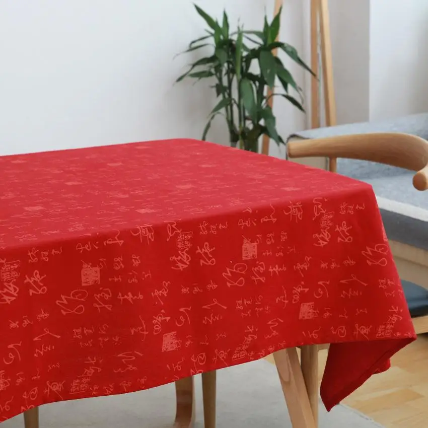 Ready To Move Customized Cheap Wedding dinner table cloth napkins with custom colours