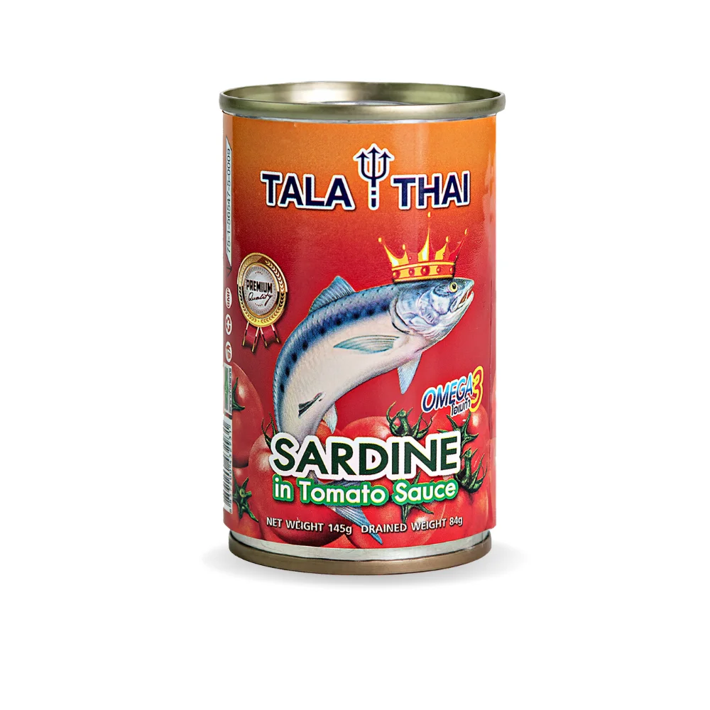 Sardine Canned Fish Seafood Condiment 155g Not Frozen OEM Factory Cheap Thailand Price Not Chinese T/T L/C Trader