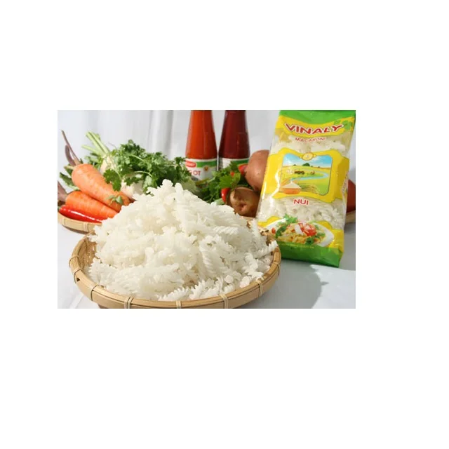 High quality Hot sale White Rice pasta (Macaroni)- Spiral ISO 22000-2018 Wholesale  Price Manufacturer Made in Vietnam