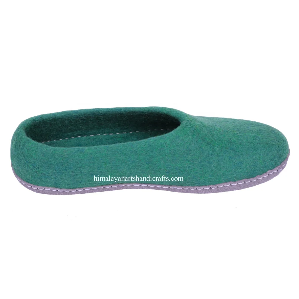 Handmade in Nepal Felt Slipper/Shoes/Boot