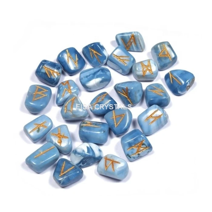 Lapis Lazuli Elder Futhark Набор рун резной камень Целебный Камень натуральный агат кристалл драгоценный фэн-шуй кувыркающая форма