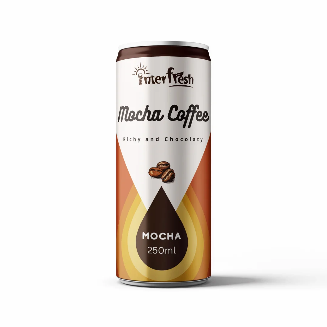 Interfresh Beverage Manufacturer 250ml Robusta Instant Mocha Coffee Drink from Vietnam FOB Price premium quality