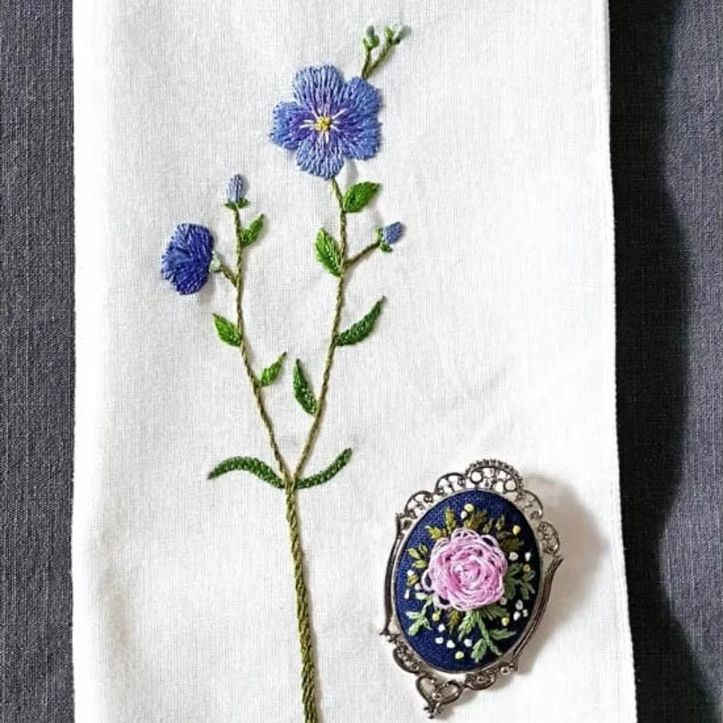 Ручная вышивка клубника льняные столовые салфетки многоразовые настольный декор тканевые салфетки на заказ