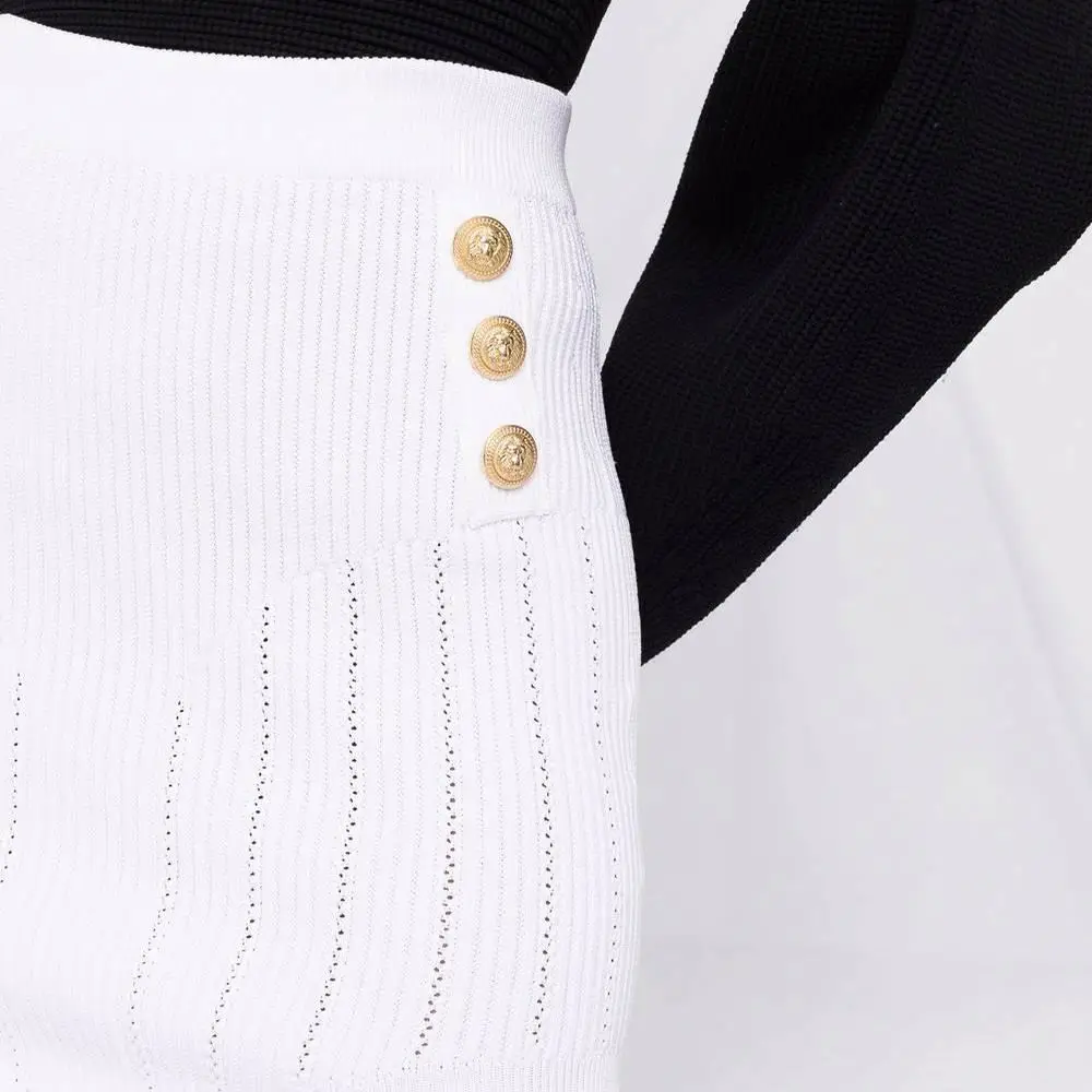 School Girls Mini Sexy Women Short Skirts Knitted Skirt Ribbed Knit Fitted Mini Womens Skirts