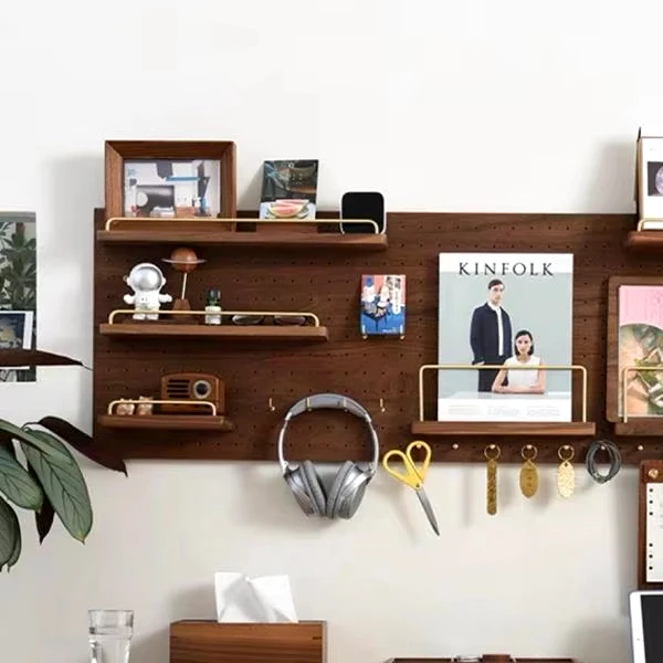 Apartment Modern style Felt Pin Board Shelf Acoustic Wall Products