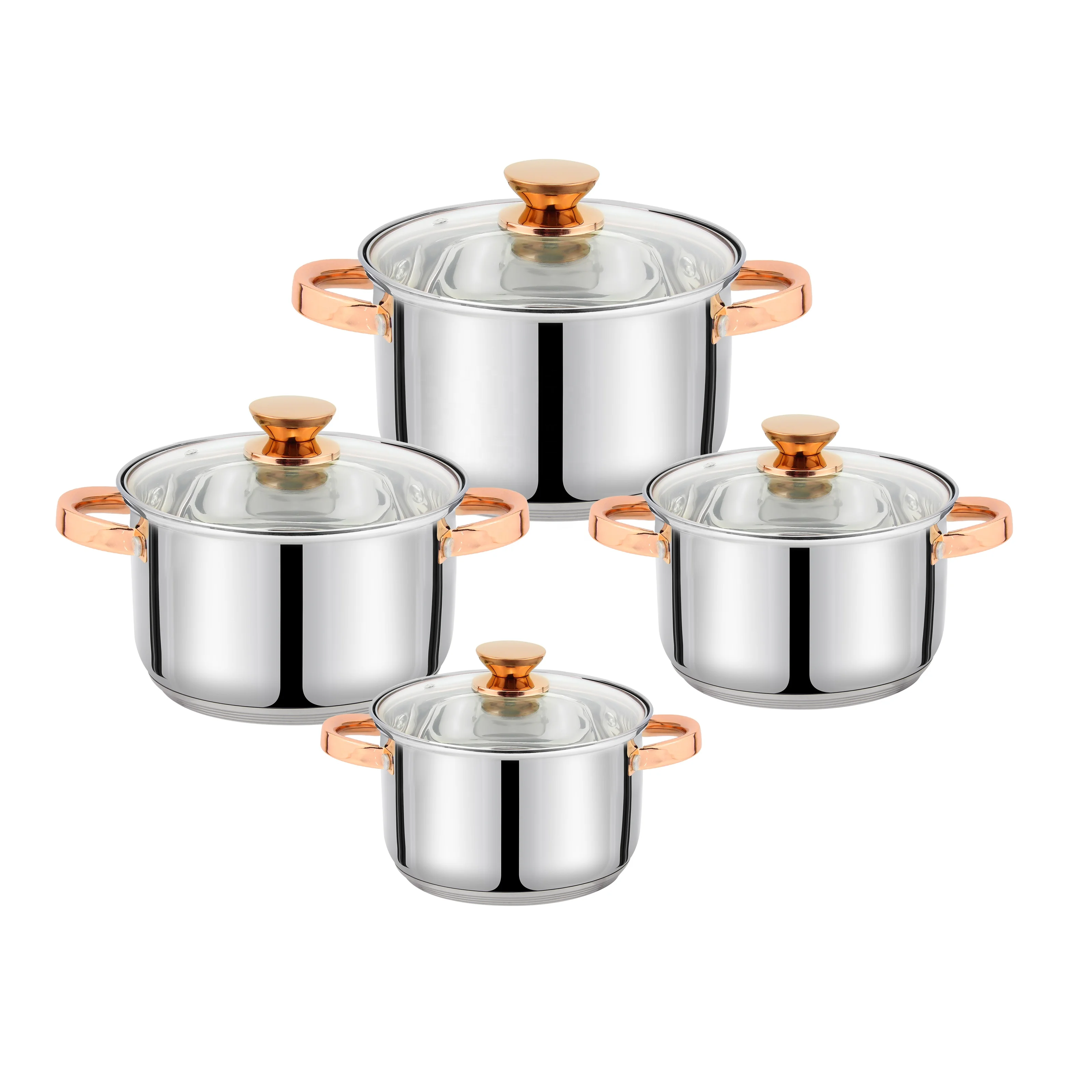 color box no stick stainless steel cast iron cookware set of kitchen pots cookware set