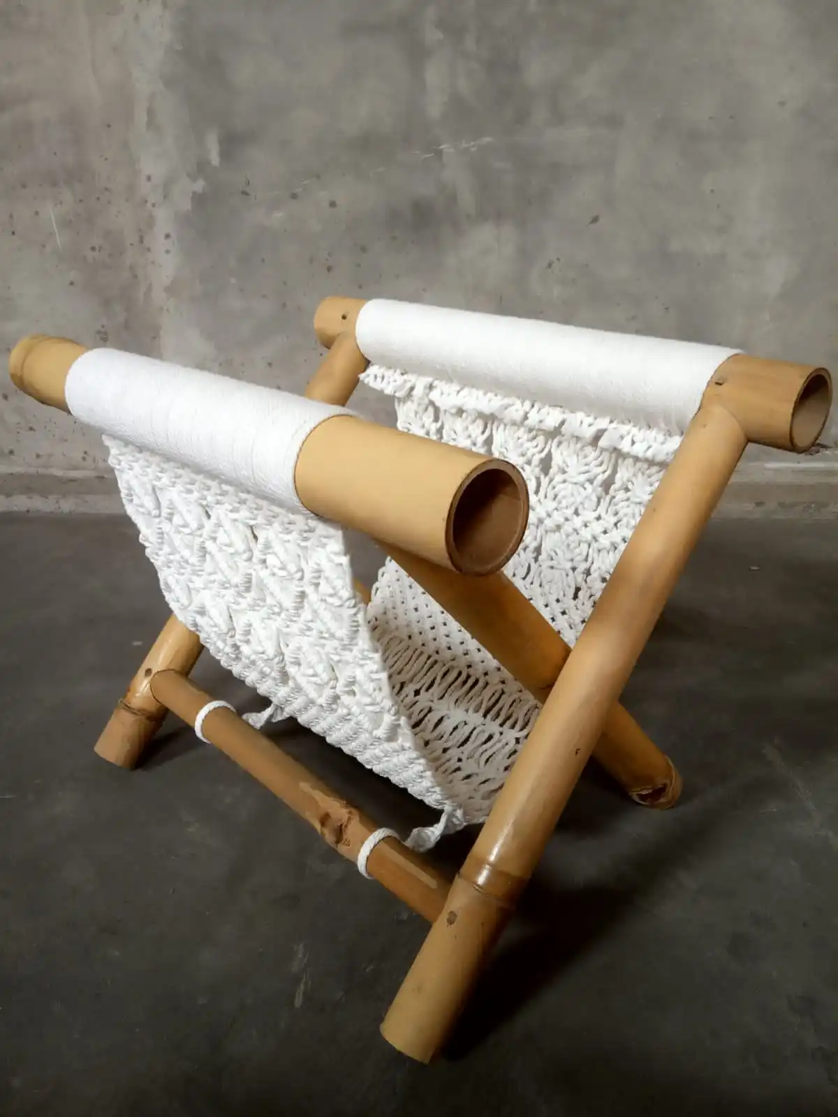 Bamboo Magazine Rack Natural Home Deco Accessories