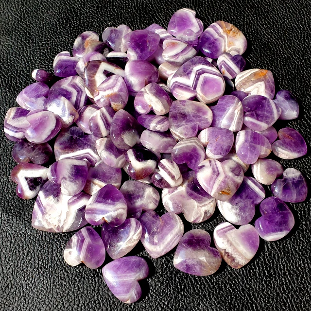 Heart Shape Amethyst Moissanite GRS & IGI Certified Natural Faceted Lace Cabochon for Jewelry Making Loose Diamond Crystal