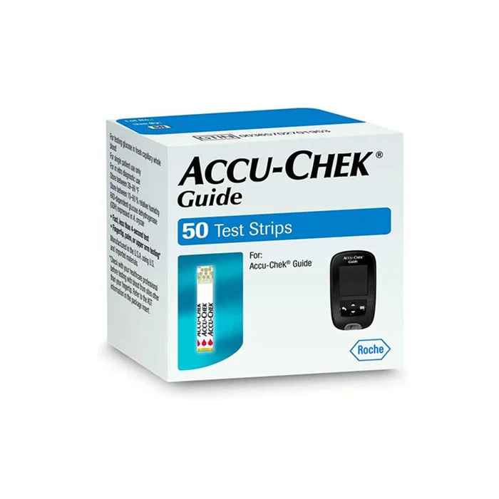Accu Chek Guide Blood Glucose Test Strip Home Glucometer Test Strips