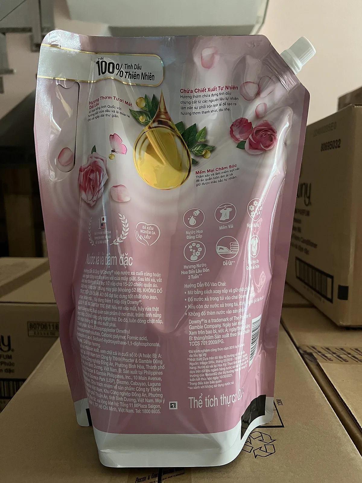 Жидкость для повышения аромата после стирки Dow-ny Blissful Blossom кондиционер кондиционера 2 л-концентрированный смягчитель белья
