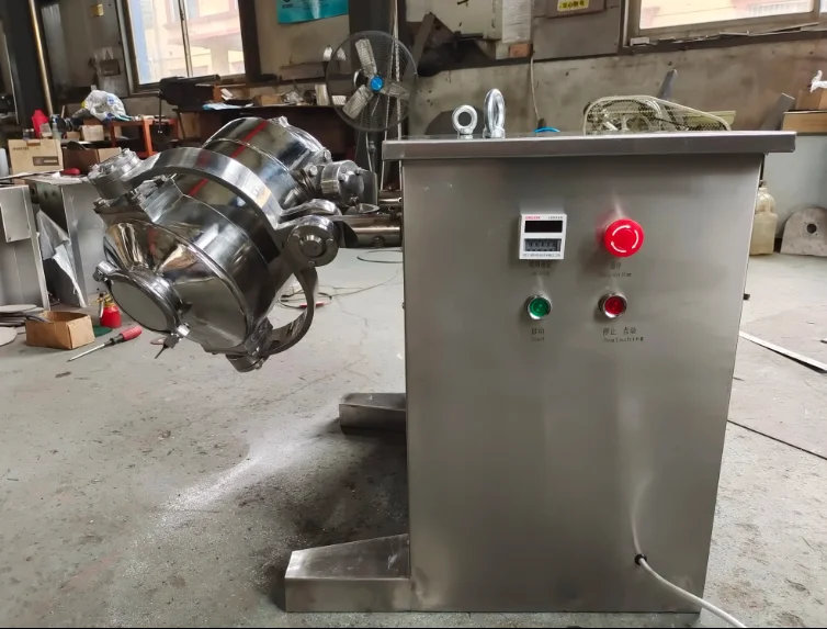Mini Stainless Steel Automatic  Liquid Chemical Food Color Nuts Mixing Machine