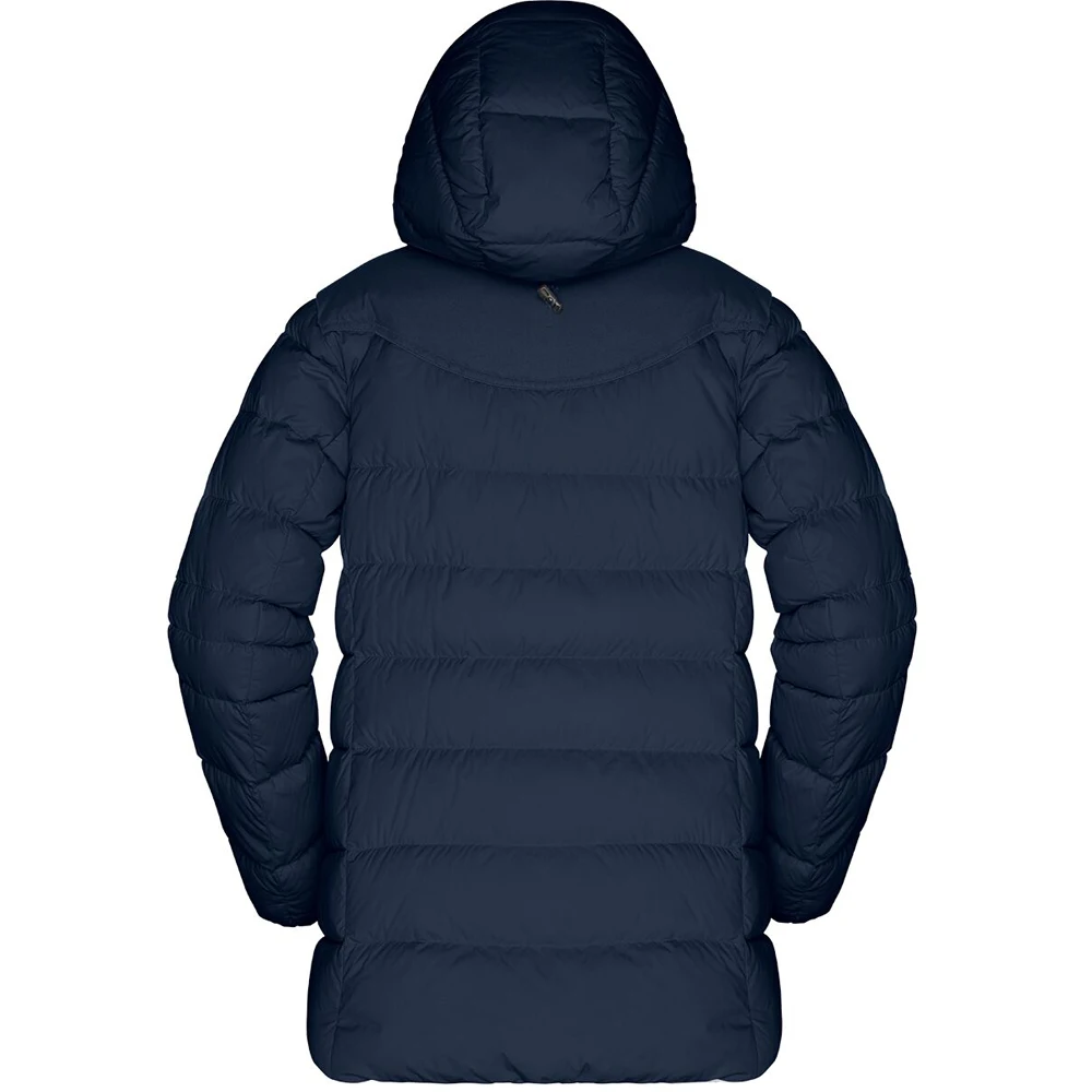 2025 Ladies Oversize Winter Coat Quilted Padded Jacket Custom Windbreaker Woman Navy Blue Long Bubble Coats Plus Size OEM