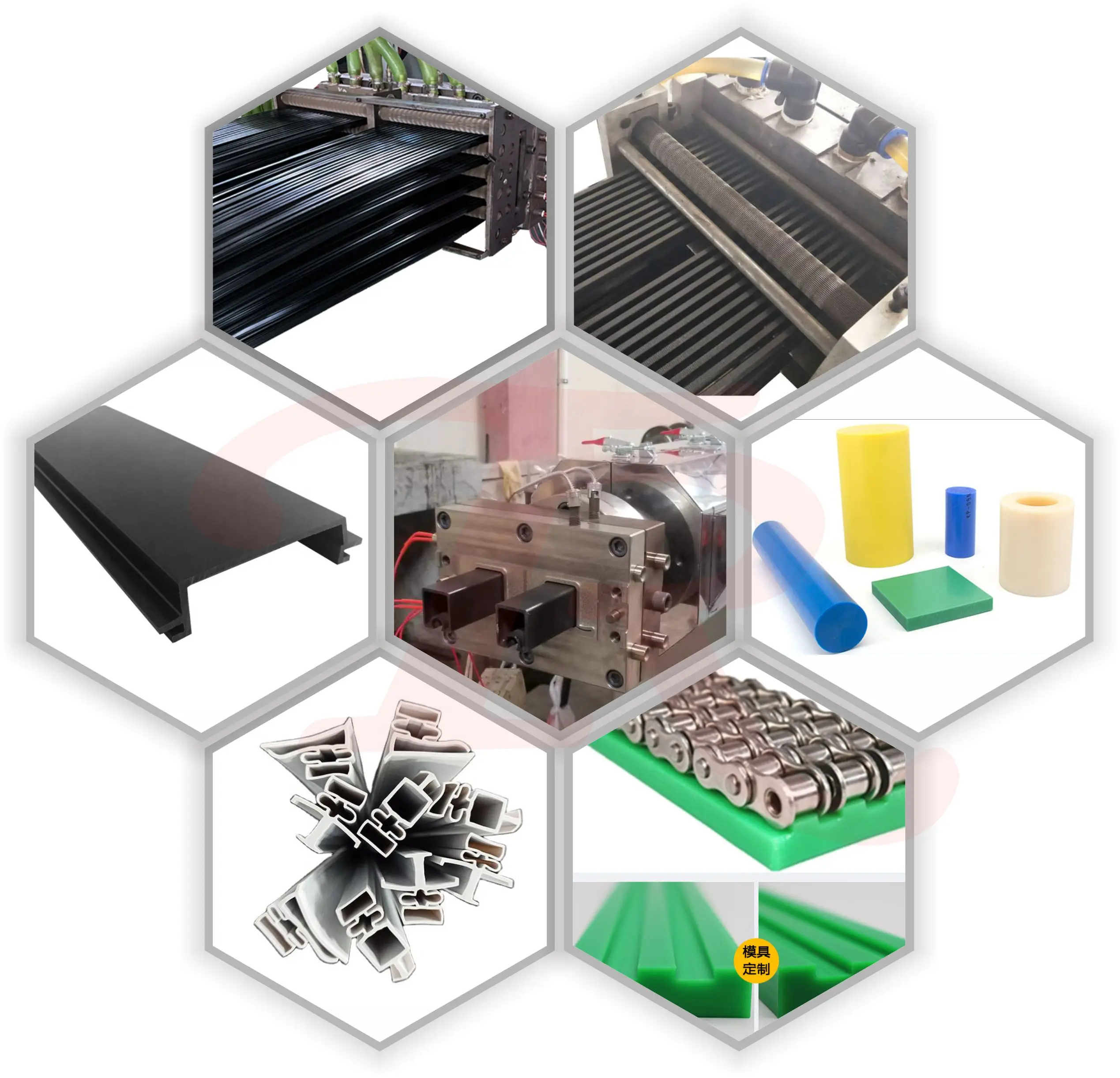 Polyamide Extruder Mould Glass Fiber Molding PA6/PA66 3Cr13 Extrusion Tool