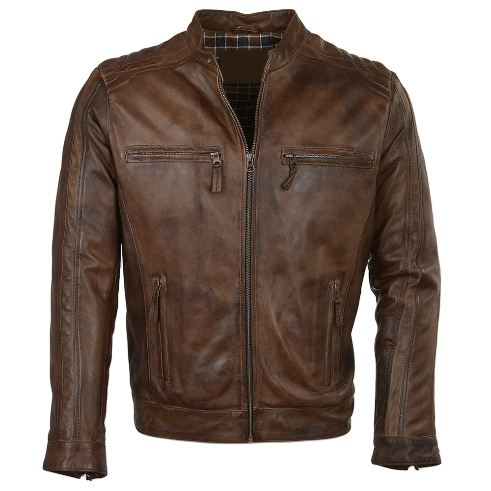 Custom Made Latest Fashion Leather Jackets New Arrival High Quality Fashion Leather Jacket For Man