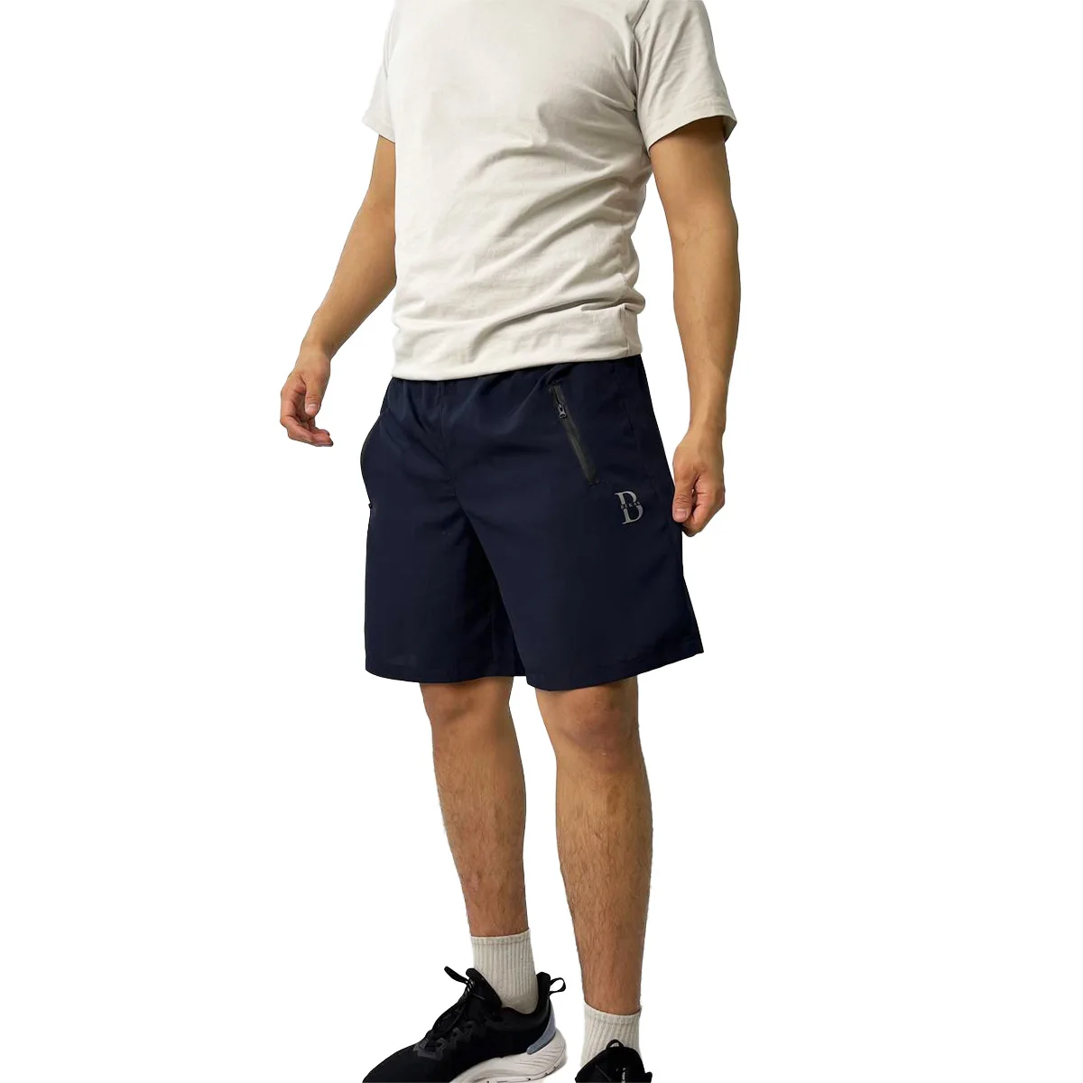 High Quality Casual Shorts with Elastic Waist Woven Fabric and Luxurious Pattern Decoration Mid-Waist Premium Quality