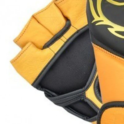make own design MMA gloves manufacturer of mma gloves 100% high quality PU leather mma sparring gloves