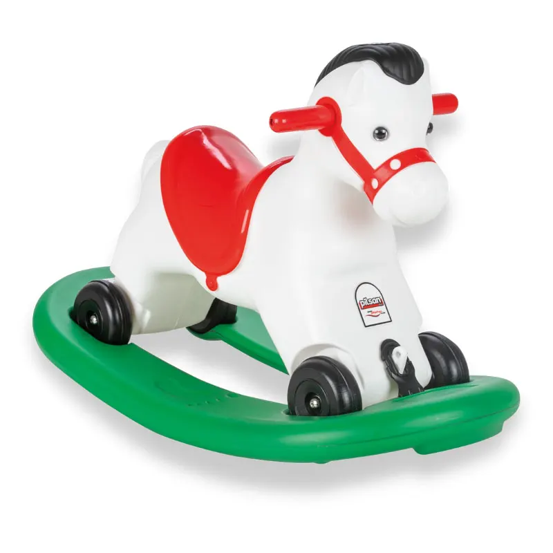 Plastic Rocking Horse 2 In 1 Rocking Chair Ride On Kids Toy with Horse Sound