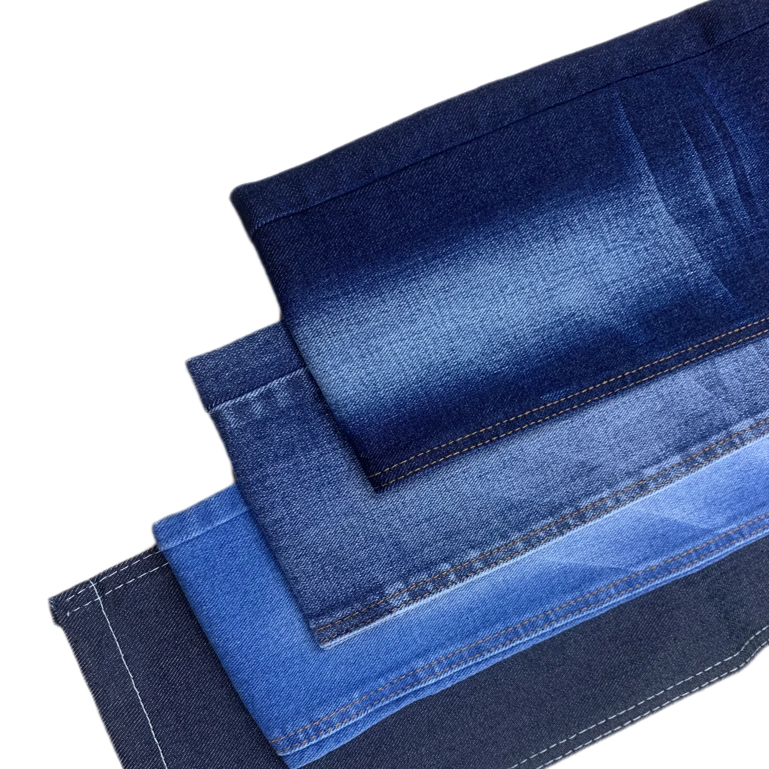 High Quality 11OZ Blue cotton blended denim fabric Soft Comfortable Twill Stretch Denim Jeans fabric for women