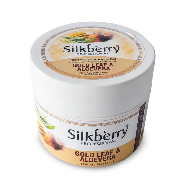 Silkberry золотой с крышкой смешанный & Алоэ Вера Массажный Гель для женщин 250 г отбеливающий увлажняющий набор уход за кожей лица гель для массажа продукты для ухода за кожей для женщин